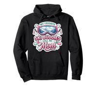 My Favorite Ski Buddies Call Me Mom Día de la Madre Esquiando Mamá Sudadera con Capucha