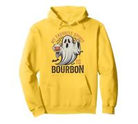 My Favorite Spirit is Bourbon Drinking Ghost Fiesta de Halloween Sudadera con Capucha