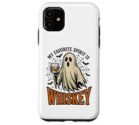 My Favorite Spirit Is Whiskey Funny Ghost Halloween Costume Carcasa para iPhone 11