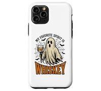 My Favorite Spirit Is Whiskey Funny Ghost Halloween Costume Carcasa para iPhone 11 Pro