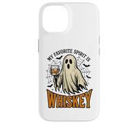My Favorite Spirit Is Whiskey Funny Ghost Halloween Costume Carcasa para iPhone 14
