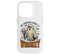 My Favorite Spirit Is Whiskey Funny Ghost Halloween Costume Carcasa para iPhone 14 Pro