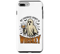 My Favorite Spirit Is Whiskey Funny Ghost Halloween Costume Carcasa para iPhone 7 Plus/8 Plus