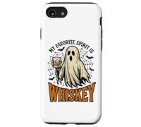 My Favorite Spirit Is Whiskey Funny Ghost Halloween Costume Carcasa para iPhone SE (2020) / 7/8