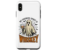 My Favorite Spirit Is Whiskey Funny Ghost Halloween Costume Carcasa para iPhone XS MAX