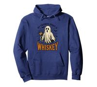 My Favorite Spirit Is Whiskey Funny Ghost Halloween Costume Sudadera con Capucha