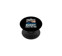 My Favorite Ukelele Buddy Calls Me Dad Funny Ukelele Dad PopSockets PopGrip Adhesivo