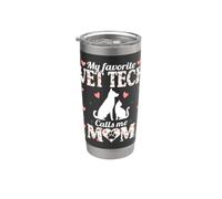 My Favorite Vet Tech Calls Me Mom Vet Technician Mom Gifts Vaso térmico de acero inoxidable de doble pared