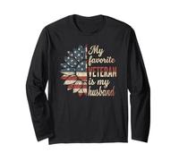 My Favorite Veteran Is My Husband Veterans Day Veteran Wife Manga Larga