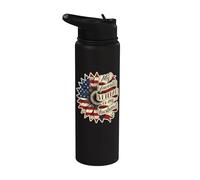 My Favorite Veteran Is My Husband Veterans Day Veteran Wife Stainless Steel Insulated Water Bottle