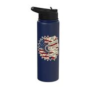My Favorite Veteran Is My Husband Veterans Day Veteran Wife Stainless Steel Insulated Water Bottle