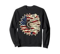 My Favorite Veteran Is My Husband Veterans Day Veteran Wife Sudadera