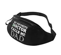 My FavoriteCalls Me Dad Riñonera para Hombre y Mujer, riñonera de Viaje Ajustable para Correr al Aire Libre