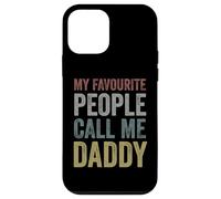 My Favourite People Call Me Daddy - Cool Retro Father's Day Carcasa para iPhone 12 Mini