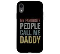 My Favourite People Call Me Daddy - Cool Retro Father's Day Carcasa para iPhone XR