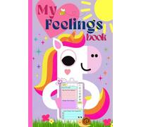 My Feelings Book: A Guided Emotions & Worry Journal with Doodle Boxes and Prompts for Kids | Two-Page Spreads in Color | Space to Express Thoughts, ... 6×9 Log | Great Gift | Pink/Purple Unicorn
