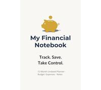My Financial Notebook: A Simple 12-Month Budget Planner to Track Expenses, Save Money, and Stay in Control.