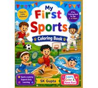 My First A-Z Sports Coloring & Capital Letter Tracing Book for Kids Ages 2-6: Learn ABC with Fun Sports Coloring Pages and Uppercase Letter Tracing ... Toddlers, Preschoolers, and Kindergarten Kids