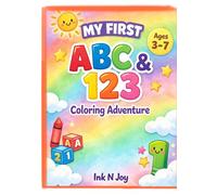 My First ABC & 123: Fun Alphabet &Number coloring Book For Little Hands