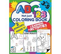My First ABC & 123 Not Just Coloring Book: Guided Writing & Learning Activities Gift Ages 3-5 (My First Learning Adventures)
