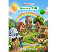 My First ABC Houses Activity Book for Kids Ages 3-6: Learn, Trace and Color A to Z Homes | Preschool Learning Workbook for Toddlers | Educational ... for Early Learners (ABC Kids Learning Series)