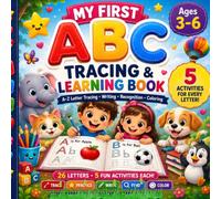 My First ABC Tracing & Learning Book | 5 Activities In One Book | A-Z Letter Tracing, Writing, Recognition, Practice & Coloring Activities for ... | Independent learning writing practice