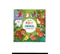 My First Animal ABC Coloring Book for Kids Ages 2-8: Learn the Alphabet with Fun, Easy & Cute Animals - A to Z Activity Book for Toddlers and Preschoolers