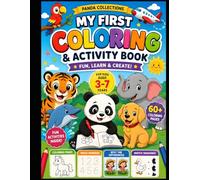 My First Animal Coloring Book: Fun and Easy Animals for Kids Ages 3-7: Cute, Big, Simple Animal Designs for Toddlers and Preschoolers | Easy Coloring ... Confidence | Great Gift for Boys and Girls
