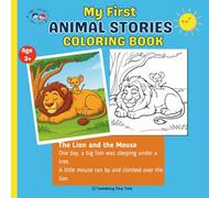 My First Animal Stories Coloring Book: Learn and Color Animal Stories for Kids Ages 3+ (Smart Start Activity Books)