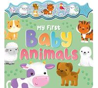My First Baby Animals: A Sparkly Sound Button Book