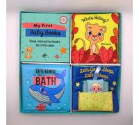 My First Baby Books - Three Interactive Books for Little Ones: ¡3 libros en INGLÉS! Un libro de tela con solapas, un libro de tela con un juguete y un ... baño con tinta mágica.: 4 (Books for Babies)