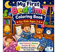My First Bedtime Routine Coloring Book for Kids: An Interactive Sleep Hygiene Activity Book with Big Bold Lines to Melt Night Anxiety and Build Fine Motor Skills