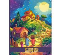 My First Bible Coloring Book: Simple Christian Coloring Pages for Little Kids