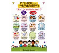 My First Big Activity Book for Kids Ages 3-7: 12-in-1 Fun Activities: Mazes, Connect the Dots, Spot the Difference, Matching Puzzles, Find the ... Number, Tracing Shapes & Good Habits Workbook