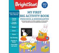 My First Big Activity Book for Preschool & Kindergarten: Fun Tracing, Mazes, Coloring, Numbers, Letters & More. Boost Fine Motor Skills & Kindergarten Readiness. ages 3-6 years