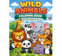 My First Big Animal Coloring Book for Kids: 80 Cute and Easy Coloring Pages of Farm, Wild & Sea Animals for Toddlers and Kids Ages 3-8