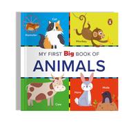 My First Big Book of Animals: Illustrated Board Book of Animals for PreSchool Kids, Toddlers | Book for 1+ [Penguin Early Learning Series]