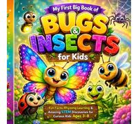 My First Big Book of BUGS & INSECTS for Kids | Fun Facts, Rhyming Learning & Amazing STEM Discoveries for Curious Kids Ages 3-8: Colorful & Nature Adventures Discovery for Curious Young Explorers