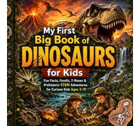 My First Big Book of DINOSAURS for Kids| Fun Facts, Fossils, T-Rexes & Prehistoric STEM Adventures for Curious Kids Ages 3-10: Amazing Dinosaur Adventures Discoveries and easy STEM Learning