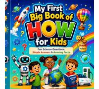 My First Big Book of HOW for Kids|Amazing Science Questions Fun Facts & Answers for Curious Kids: Science,Technology,Simple Answer Book for Ages 3-10|A First Educational Discover Book How Things Work