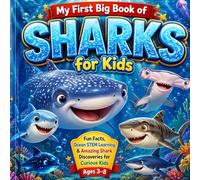 My First Big Book of SHARKS for Kids | Fun Facts, Rhyming Ocean STEM Learning & Amazing Shark Discoveries for Curious Kids Ages 3-8: Deep Sea Wonders Adventures Learning for Curious Young Explorers