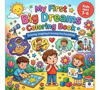 My First Big Dreams Coloring Book: A Preschool Toddler Activity Book for Little Visionaries Future Careers Big Ideas Ambition and Reaching for the Stars