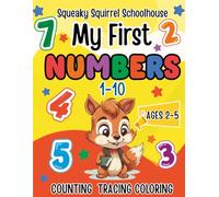My First Big Numbers Workbook for Toddlers Ages 2-3: Easy Counting and Tracing Numbers 1-10 | Simple Preschool Learning and Coloring Activity Book for Beginners