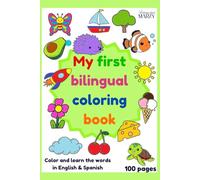 My first bilingual coloring book