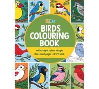 My First Bird Coloring Book for Kids and Toddlers-Big size: Simple and Realistic Bird Coloring Pages with Colored Examples for Easy Learning and Fun - Ages 2 and Up, Single-Sided, 8.5x11 Inches