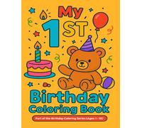 My First Birthday Coloring Book