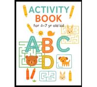 My first Book of Animal Alphabet Tracing & Maze Activity Book for Kids Ages 4-7: Fun ABC Letter Tracing, Animal Names, Mazes, Handwriting Practice & ... Preschool, Kindergarten, and Beginner Writers