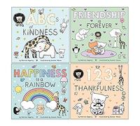 My First Books of Happiness 4 Books Collection Box Set by Patricia Hegarty (ABC of Kindness, 123 of Thankfulness, Happiness is a Rainbow & Friendship is Forever)