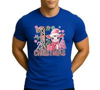 My First Christmas - Disfraz de Navidad para hombre, color rosa, azul, XXL
