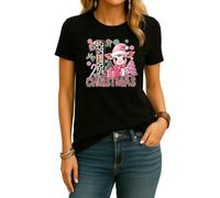 My First Christmas - Disfraz de Navidad para mujer, color rosa, Negro , XXL